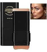 Foundation Stick, 2 in 1 Dual-Ended Long-Lasting Concealer Foundation Stick, Face Contouring foun...