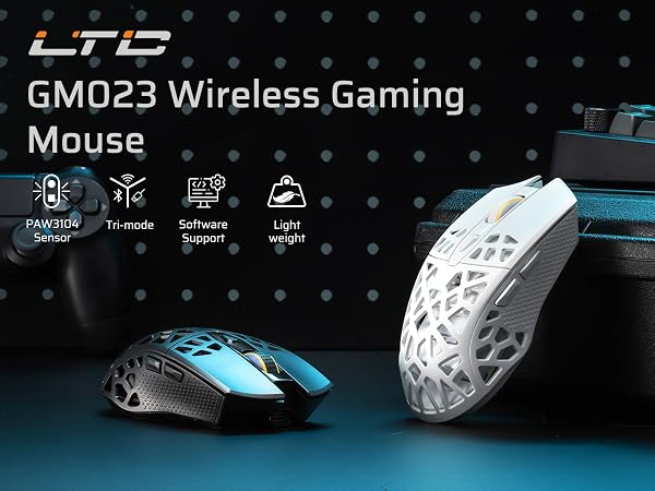 Wireless gaming mouse shark x3 attack sora v2
