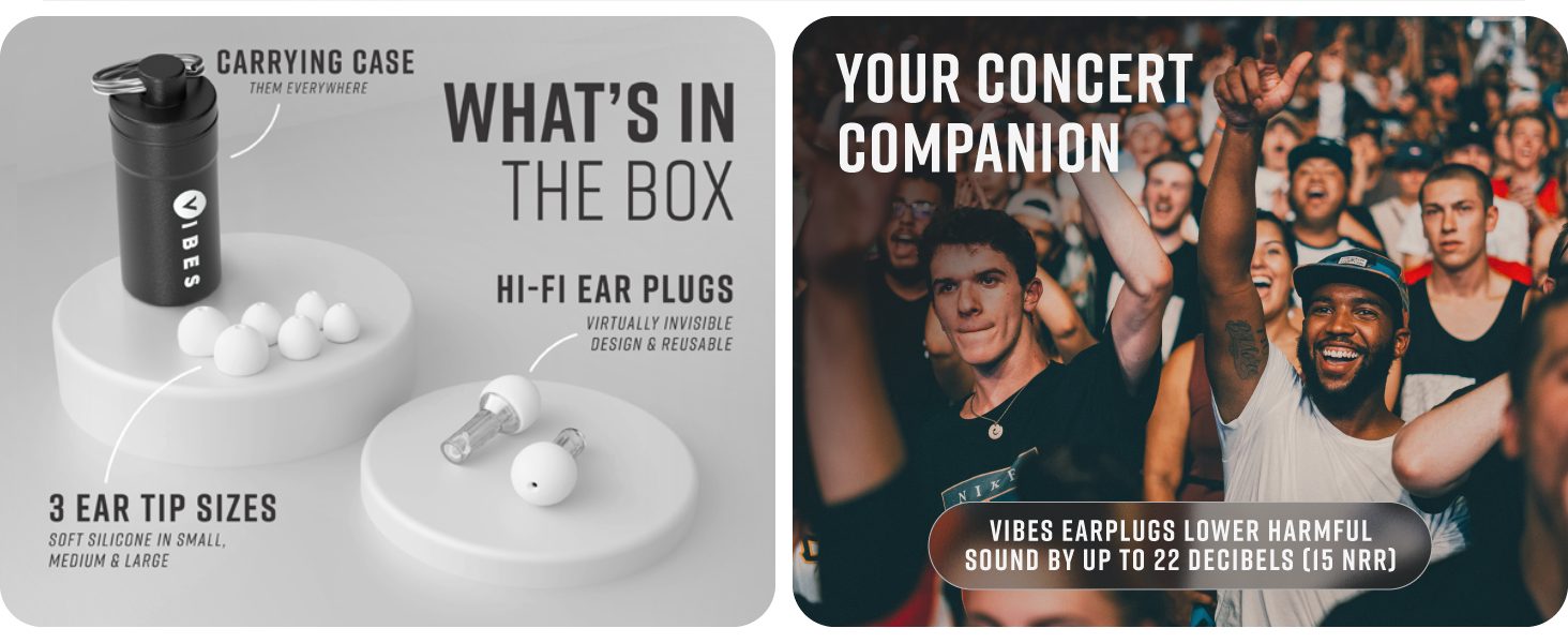 Included in the package is an aluminum case, three ear tip sizes and earplugs