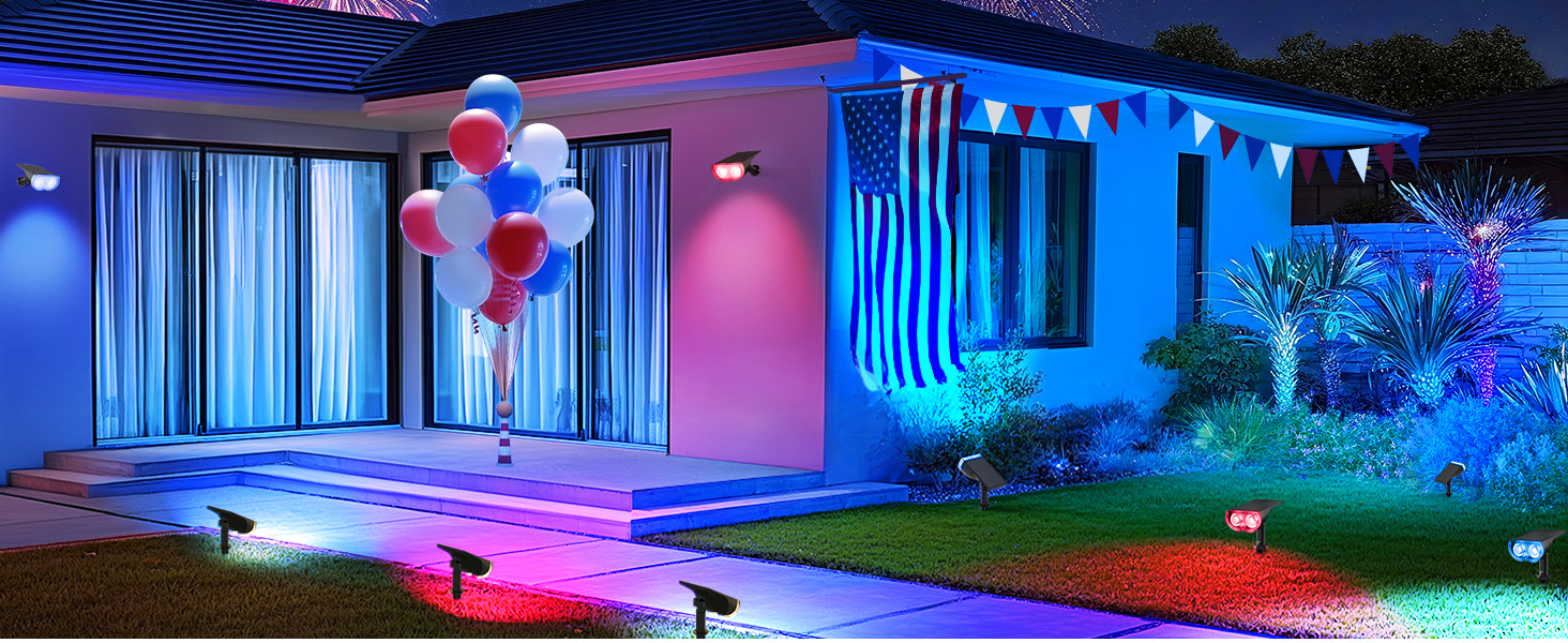 solar light for flag