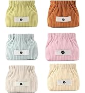honitty Corduroy Elastic Storage Bag, Portable Popper Organizer, Mini Makeup Bag,Ladies Lipstick ...