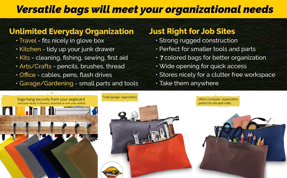 canvas tool bags