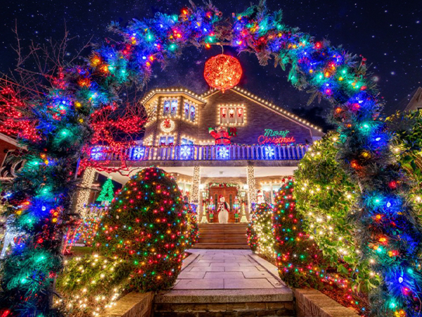 solar christmas lights outdoor waterproof