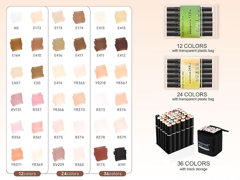 professional skin tone markers