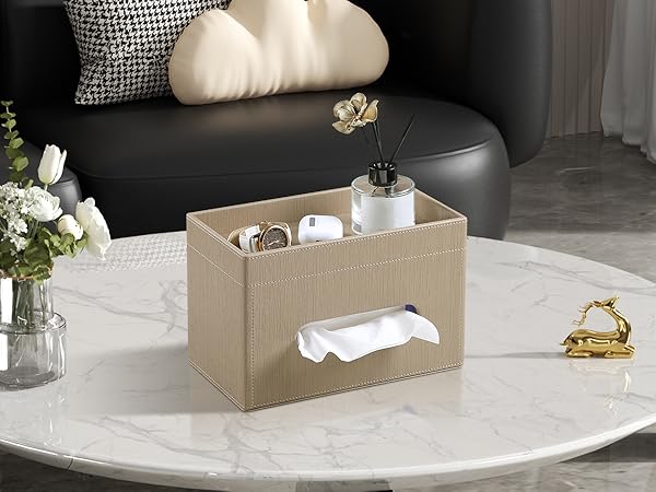 tissue box organizer