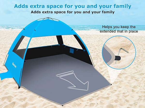 sun cover tent dark shelter tent