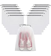 Vorspack Transparent Shoe Bags for Travel Large Clear Shoes Organizers Storage Pouch with Rope fo...