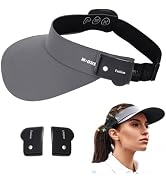 Smart Sun Hat with Magnetic Bluetooth, Hands Free Music & Calls for Running Hiking Outdoor Activi...