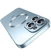 Misscase Magnetic Case for iPhone 13 Pro MagSafe with Camera Lens Protector,Full Protection Slim ...