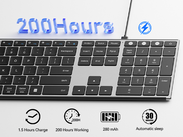 Rechargeable keyboard