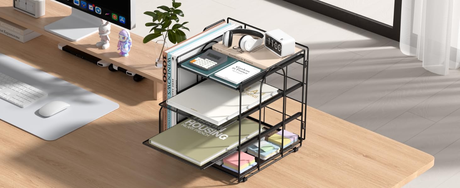 removable sliding paper letter trays