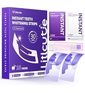 Litlcutie Purple Teeth Whitening Strips, 28 Strips 14-Day Supply | Color Correction + Whitens Too...