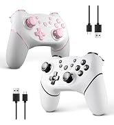 AceGamer 2 pack Wireless Controller for Nintendo Switch/Lite/OLED/Switch 2, Dual Vibration/Turbo/...