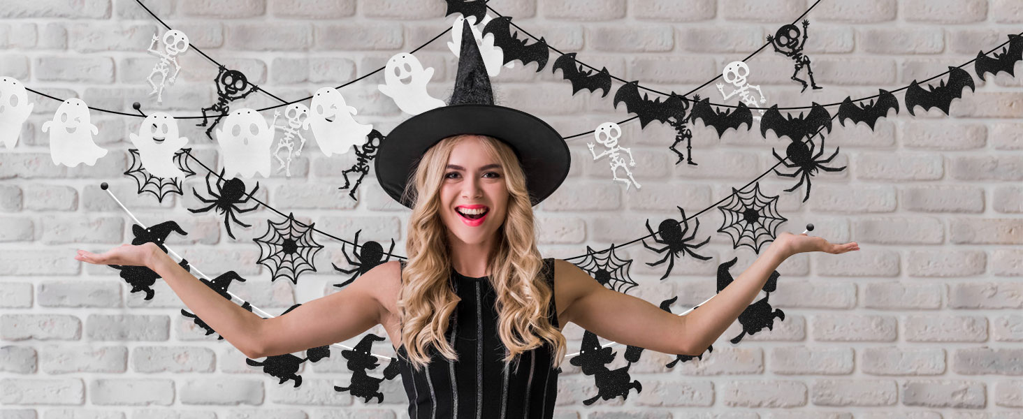 Halloween Glittery Banner