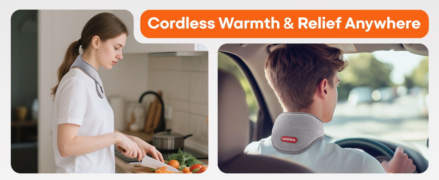 neck wrap with vibration massager