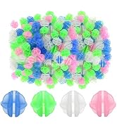 Nanaborn Bike Spoke Beads Glow in The Dark That Make Noise- Plastic Round Multicolor Luminous for...