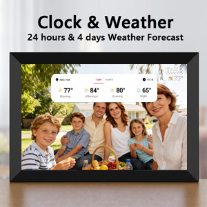 32GB FRAMEO 10 Inch Smart WiFi Digital Photo Frame