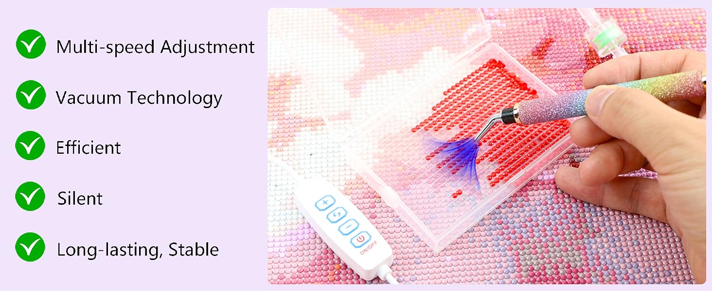 vacuum electric diamond painting pen