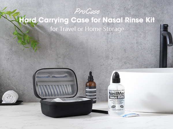 ProCase Travel Case for NeilMed Sinus Rinse Packets