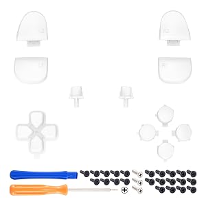 eXtremeRate Replacement Full Set D-pad R1 L1 R2 L2 Share Options Face Buttons for PS5 Controller