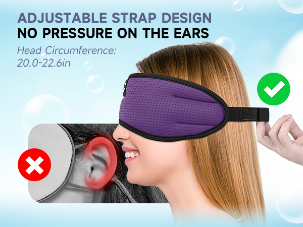 sleep mask with bluetooth headphones