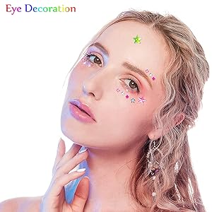 eye gems hair jewels for girls face jewels stickers for girls