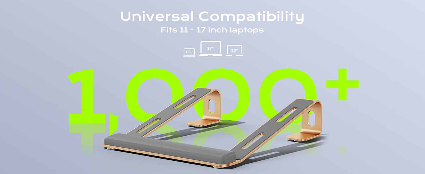 Gold Laptop Stand
