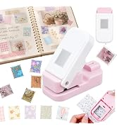 BAOFALI Stamp Puncher, Stamp Punchfor Junk Journal and Scrapbooking 1X0.8inch Stackable Design wi...