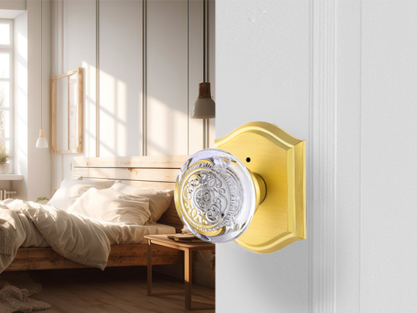 glass door knob interior