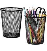 MaxGear Pen Holder for Desk, Premium Mesh Metal Pencil Holder Pen Cup Marker Holder Makeup Brush ...