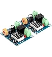 FORIOT 2Pcs XH-M609 Voltage Protection Digital Display Switch Module DC 12V-36V Low Voltage Disco...