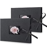 Fabmaker 2 Pack Small Photo Album 4x6, Each Picture Album Holds 24 Horizontal Photos, Linen Cover...