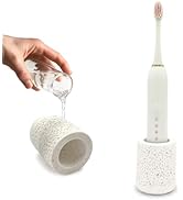 DiatZeno Single Toothbrush Holders for Bathrooms - Diatomite Quick-Dry Organizer, Minimalist Elec...