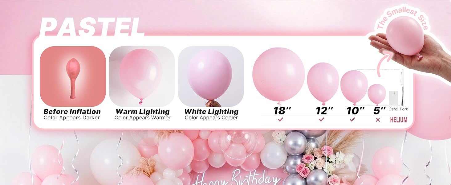 Light Pink Balloons