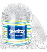 Teenitor Clear Elastic Hair Bands, 2000pcs Mini Hair Rubber Bands, Hair Ties, Soft Hair Elastics ...