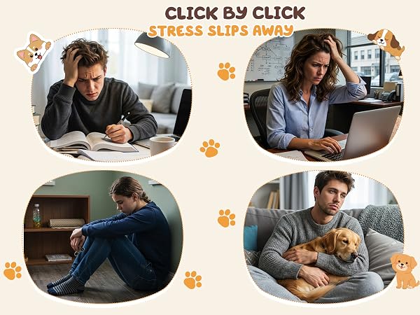 Clicky Keyboard Clicker Fidget Keychain