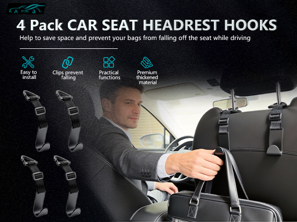 Car Seat Hooks