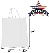white gift bags bulk