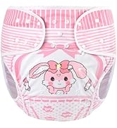 Littleforbig Washable Adjustable Reusable Waterproof Cloth Adult Diaper Wrap Cover - Baby Usagi P...