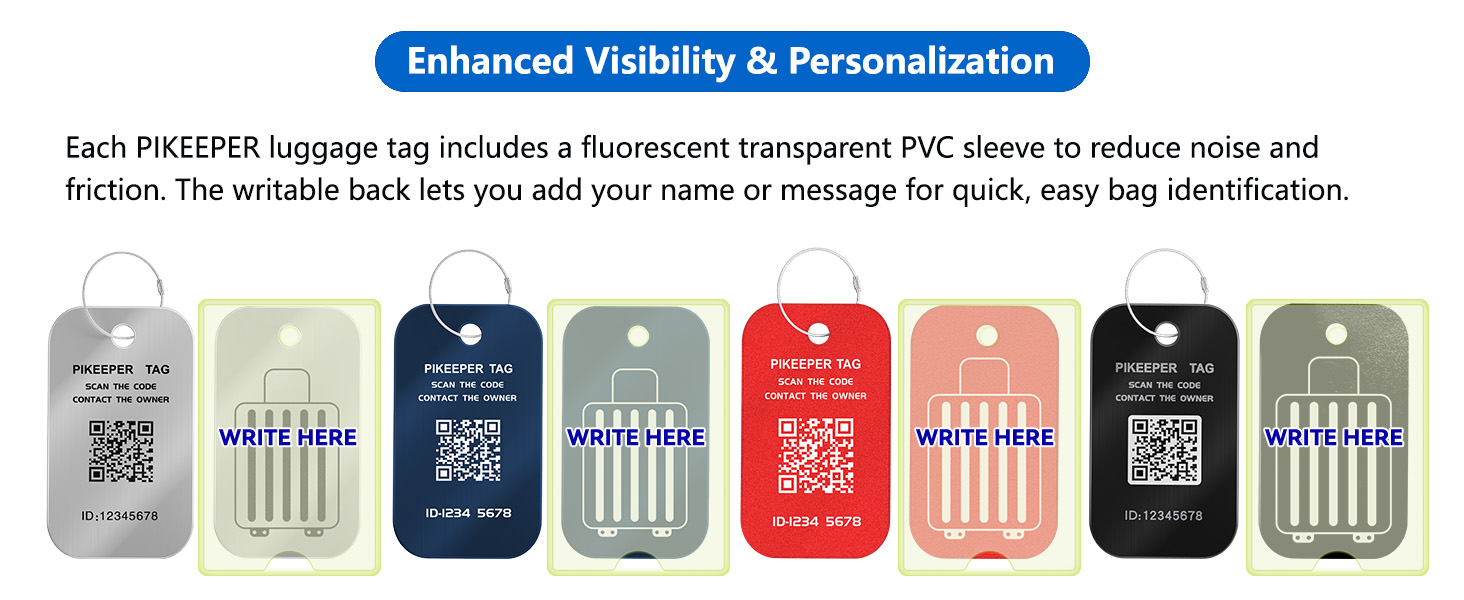 Flag luggage tag
