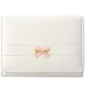 Sunwel Fashion Wallets Girls Cute Coquette Bow Small Wallet Aesthetic Card Holder ID Window Purse...