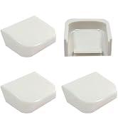 Set of 4 Toilet Seat Hinge Base Covers K-1109092-0, Compatible With Kohler 1266916/1266914 / 1211...