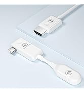 SmartSee Wireless USB C to HD Display Adapter Screen Mirror Cast Extend for iPhone 15 & USB C Equ...