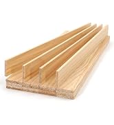 Wood Strips Slats Wooden Dowels for Crafts 1/8"x 1" x 12", 20 PCS Decorative Wood Trim Planks for...