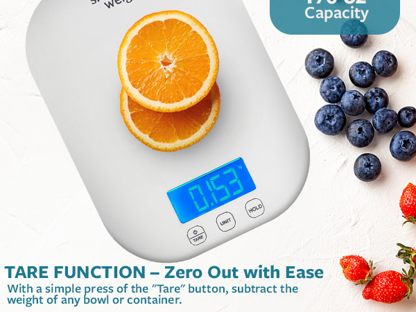 tare function - zero out with ease