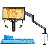 TOMLOV Autofocus Digital Microscope TM3K-AF Flex: 3K Flex Arm HDMI Soldering Microscope for Adult...