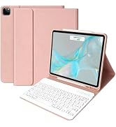 aMZCaSE for iPad Air 13 inch Pro 12.9 Pro 13 Case with Keyboard, Folio Magnetic Detachable Keyboa...