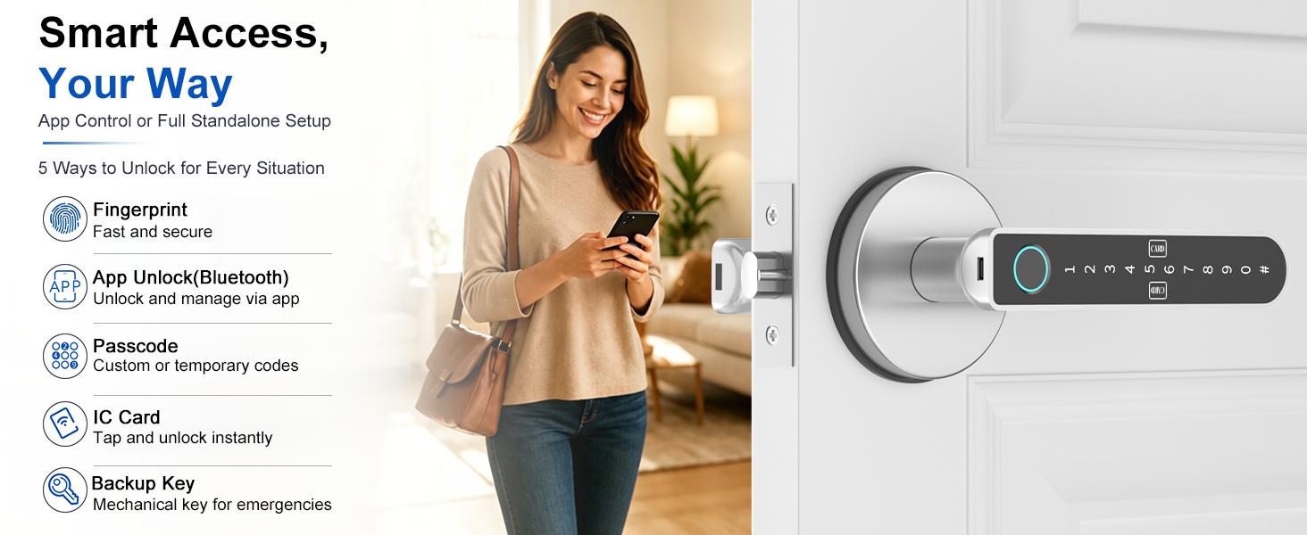 Gavdhe fingerprint door lock