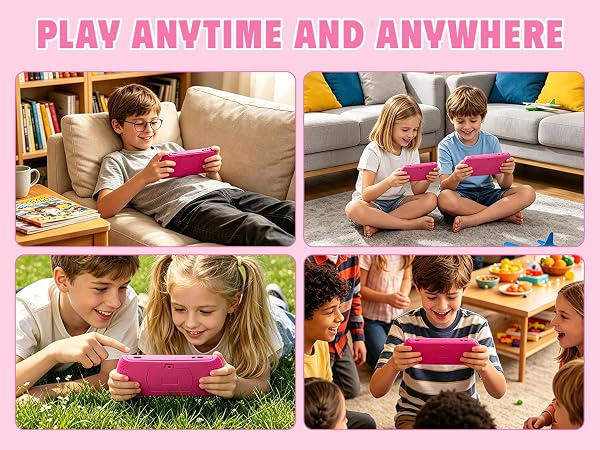 Play video games anytime and anywhere