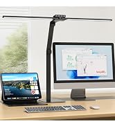 KableRika Desk Lamp,24W Architect Double Head Desk Lamps Led Desk Lights for Home Office Bright A...